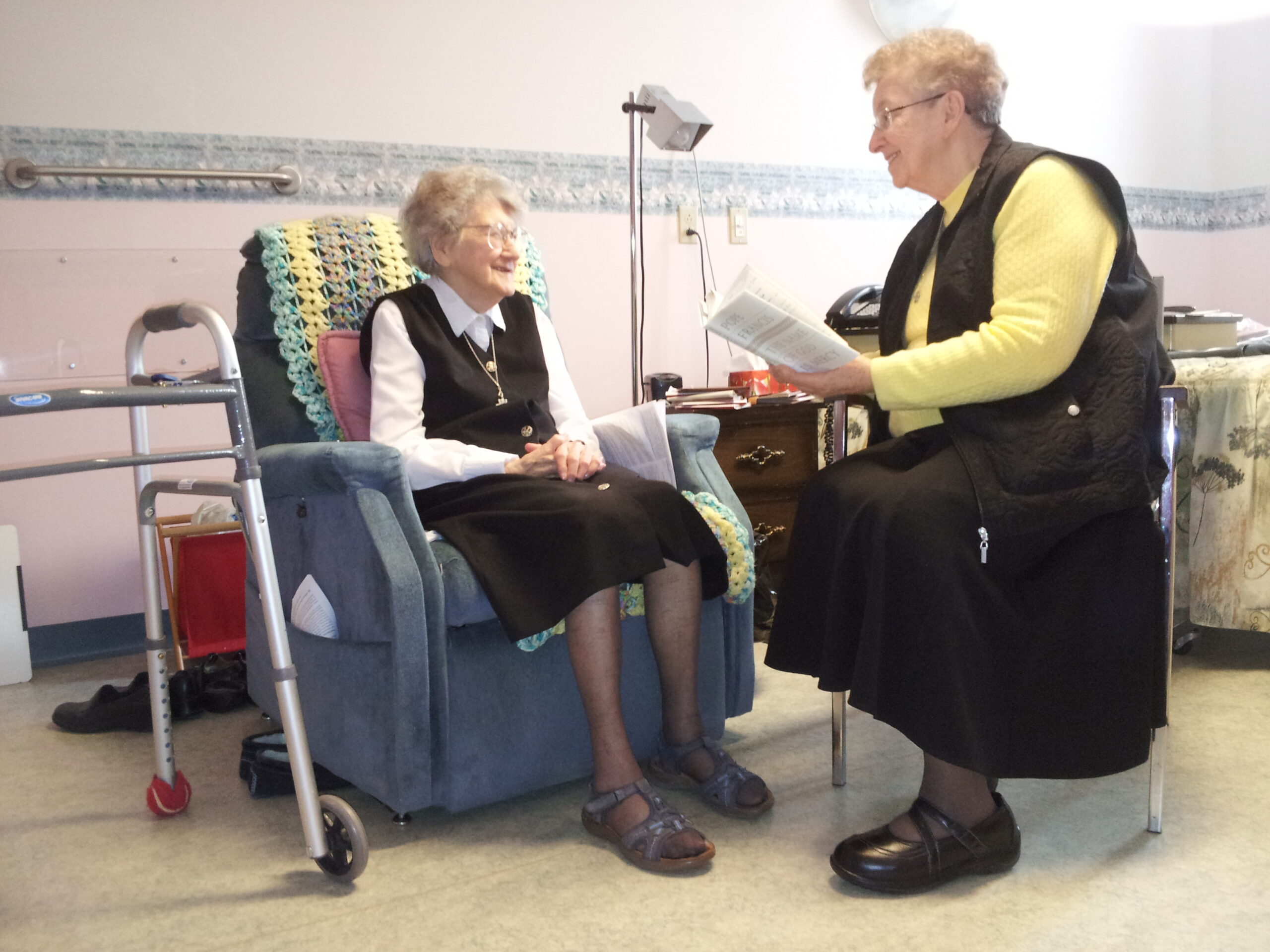 SrCartherineBurkeVisiting24HrCarePatient